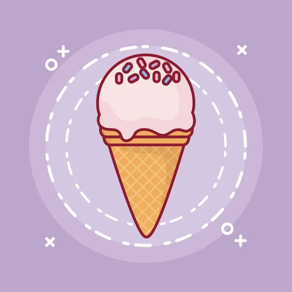 Design de sorvete —  Vetores de Stock