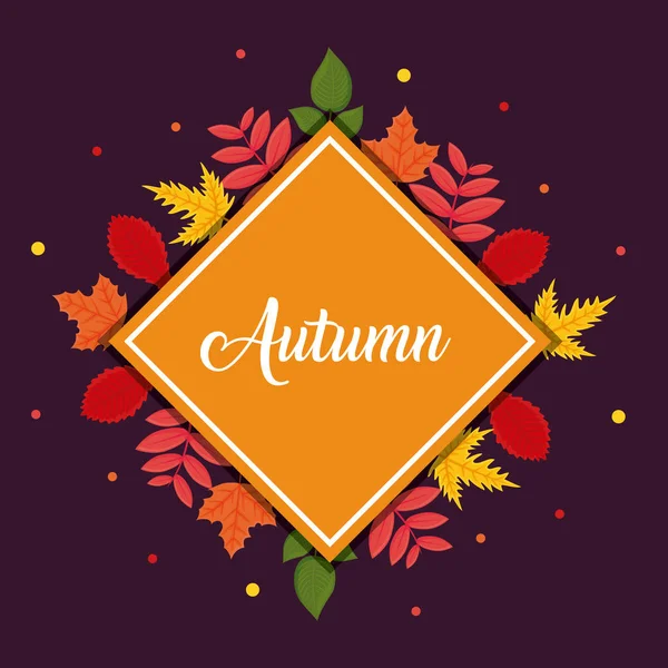 Autunno stagione design — Vettoriale Stock