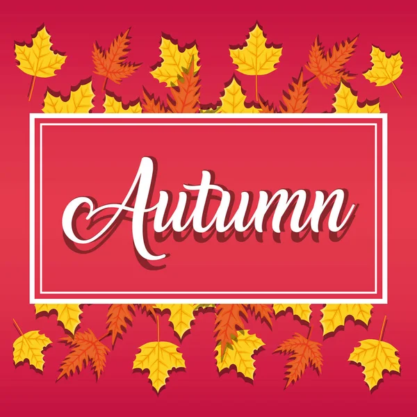 Gestaltung der Herbstsaison — Stockvektor
