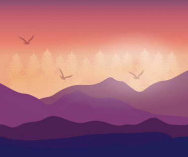 gerçekçi dağ peyzaj tasarımı