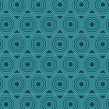 Turkuaz geometrik seamless modeli