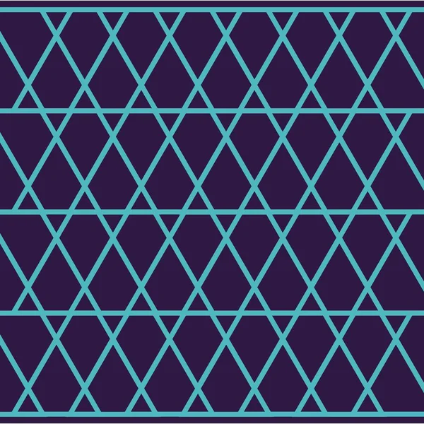 Disegno del modello geometrico blu senza cuciture — Vettoriale Stock