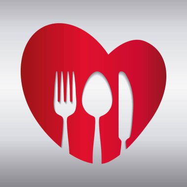 Çatal kaşık bıçak çatal simgesi 