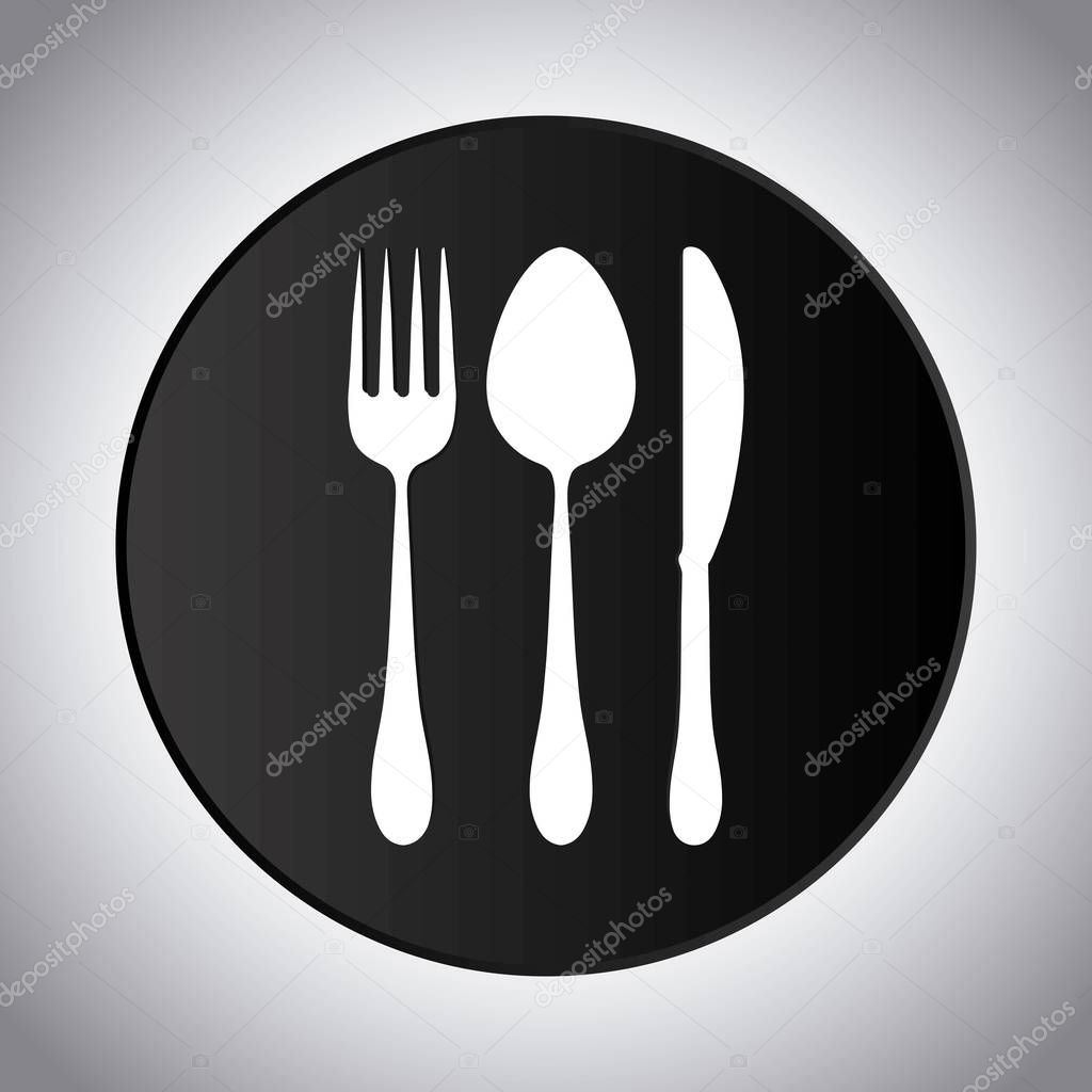 fork spoon knife cutlery symbol 