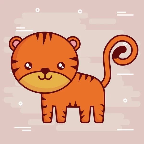 Design animaux mignon — Image vectorielle