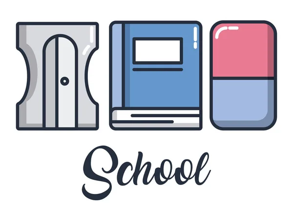 Σχολείο στοιχεία σχεδίου — Διανυσματικό Αρχείο