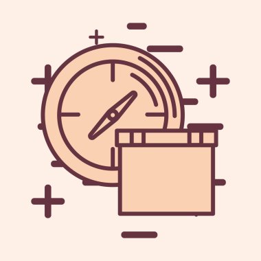 Kronometre ve kutusu simgesi