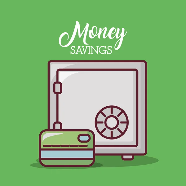 Money savings design — Stock Vector