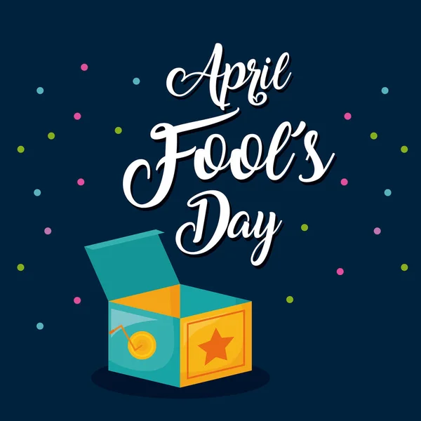 Abril tolos dia design —  Vetores de Stock