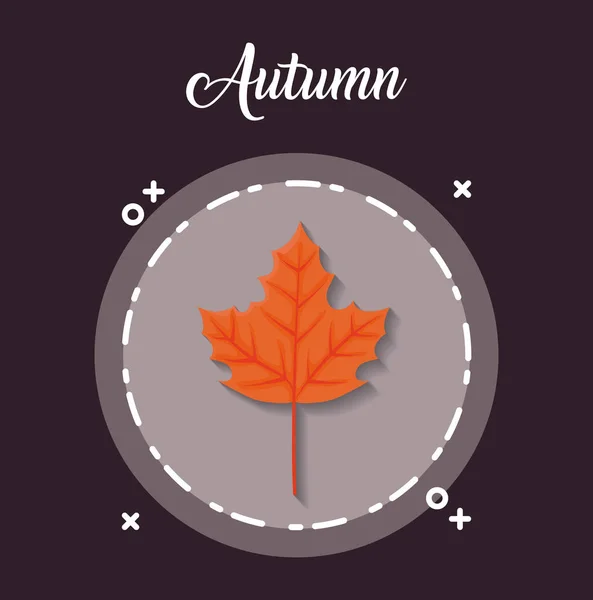 Gestaltung der Herbstsaison — Stockvektor