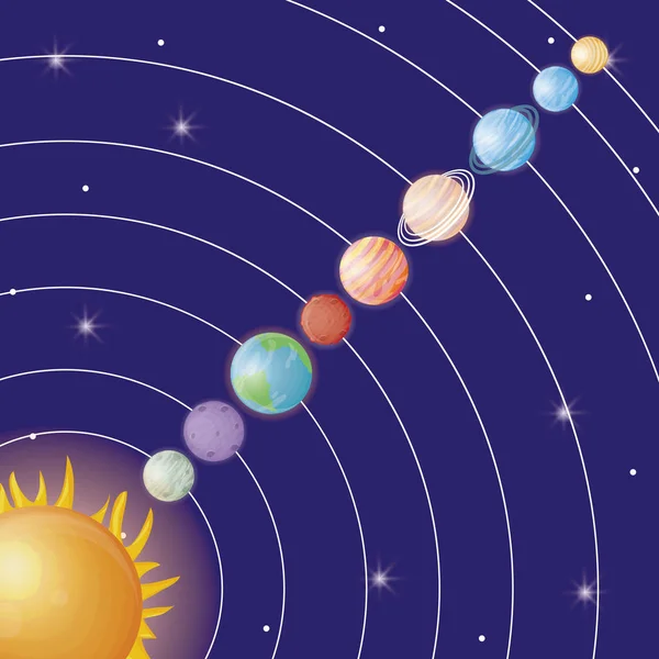 太阳能系统设计 — 图库矢量图片