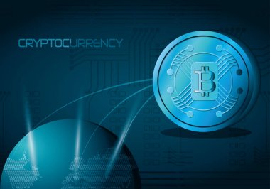 cryptocurrency tasarım konsepti