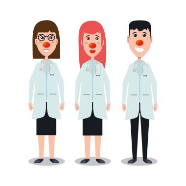 Kırmızı burun gün tasarım