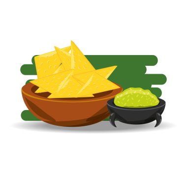 cips sosu geleneksel Meksika cuisin ile