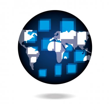 küresel ağ tasarım konsepti