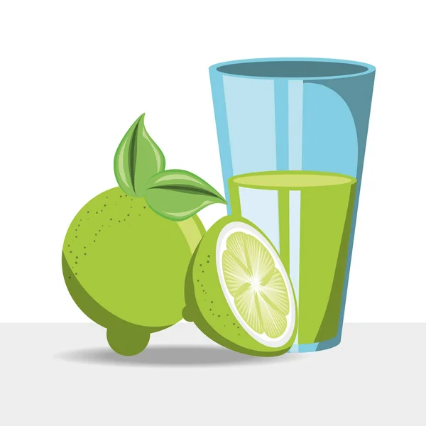 Conception de fruits citriques — Image vectorielle