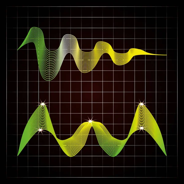 Ljudet våg design — Stock vektor