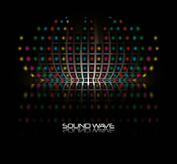 Conception d'ondes sonores — Image vectorielle