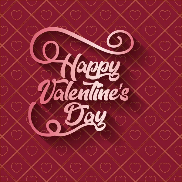 Feliz día de San Valentín diseño — Vector de stock