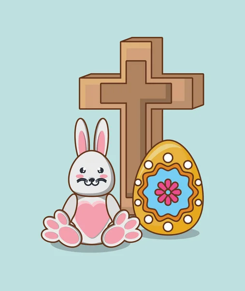 Boldog húsvéti design — Stock Vector