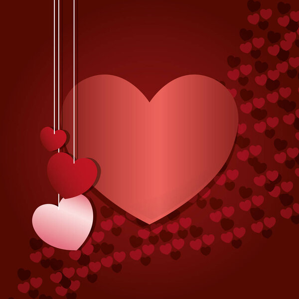 Saint Valentines day design