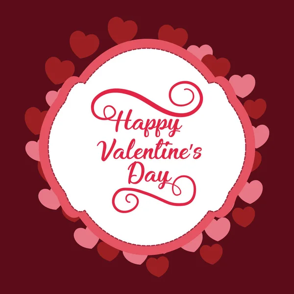 Happy valentines day design — Stock Vector