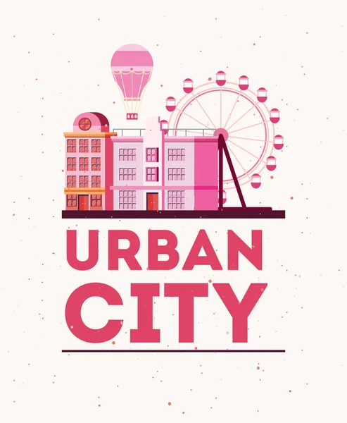 Design urbain — Image vectorielle