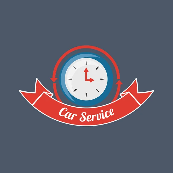 Diseño del servicio de coche — Vector de stock