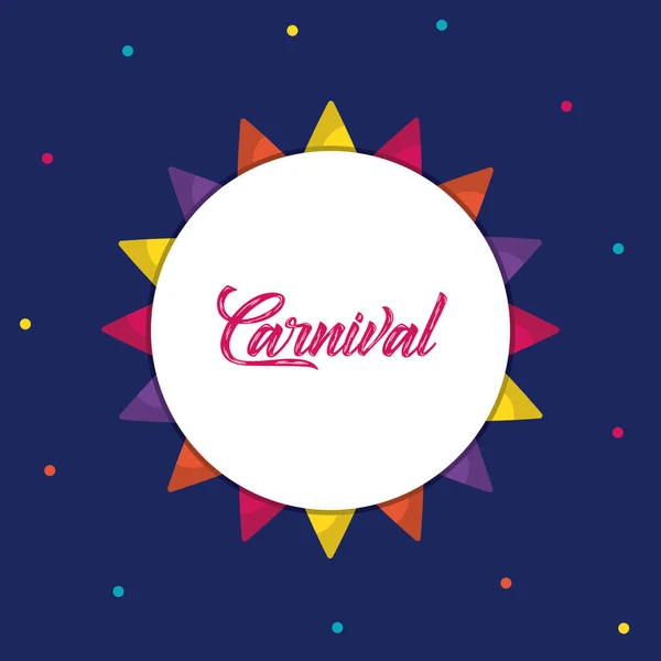 Carnival circus design — Stock Vector