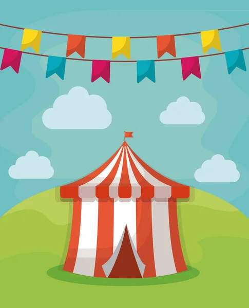 Cirkusz karnevál design — Stock Vector