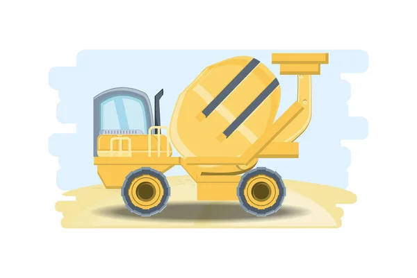 Construction trucks design — Stock Vector