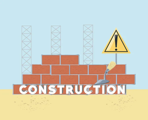 Under construction design — Stock Vector