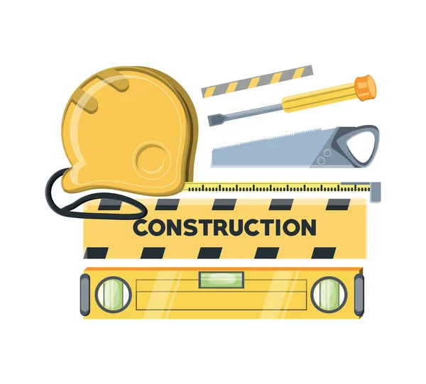 Construction equipment design — Stock Vector