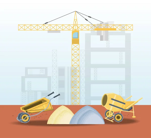 En construcción diseño — Vector de stock