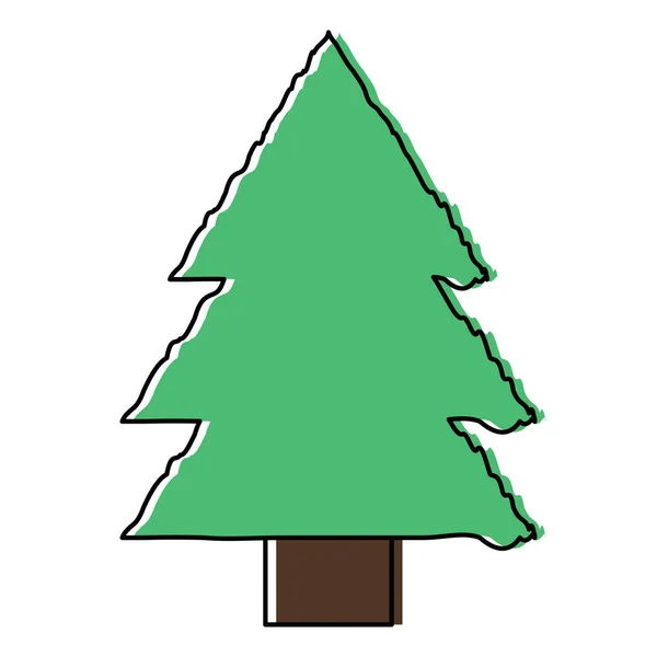 Icono de pino — Vector de stock