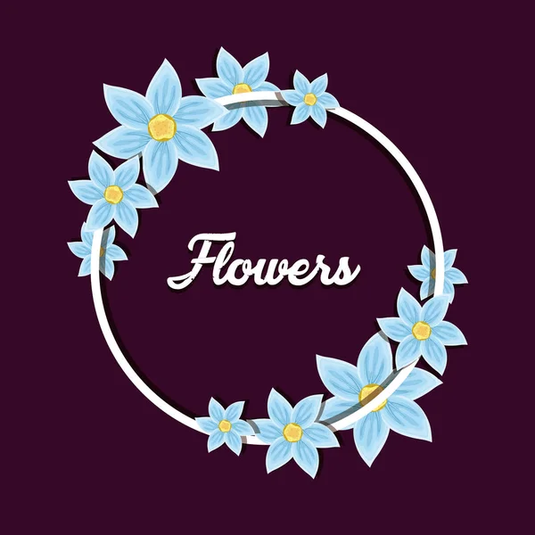 Красиві квіти дизайну — стоковий вектор