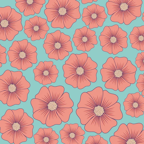 Tropické květiny design — Stockový vektor