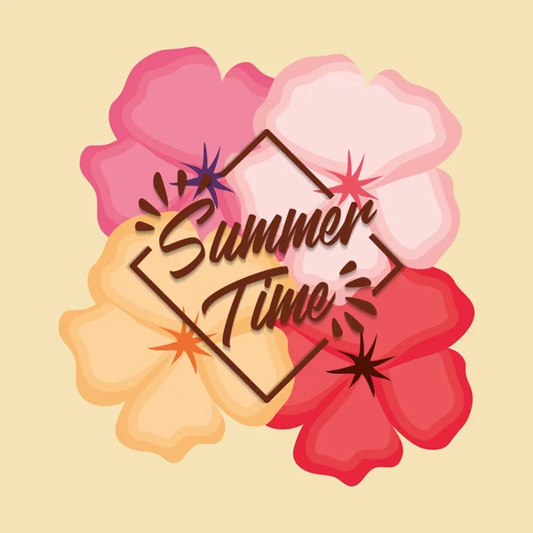 Summer time design — Stock Vector