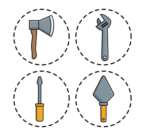 Design de ferramentas de reparo —  Vetores de Stock