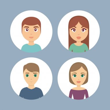 çizgi film insanlar tasarım