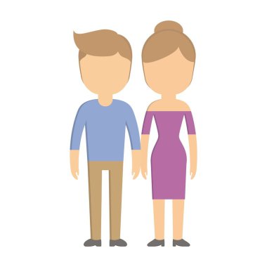 kadın ve adam simgesini çift