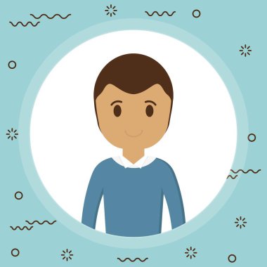 çizgi film adam simgesi