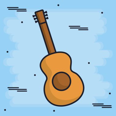 gitar müzik aleti simgesi