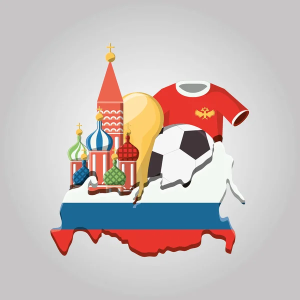 Rusia diseño, ilustración vectorial — Vector de stock