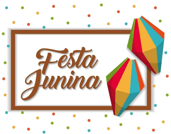 Festa junina design — Vettoriale Stock