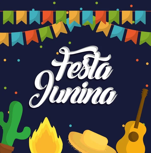 Projeto Festa Junina — Vetor de Stock