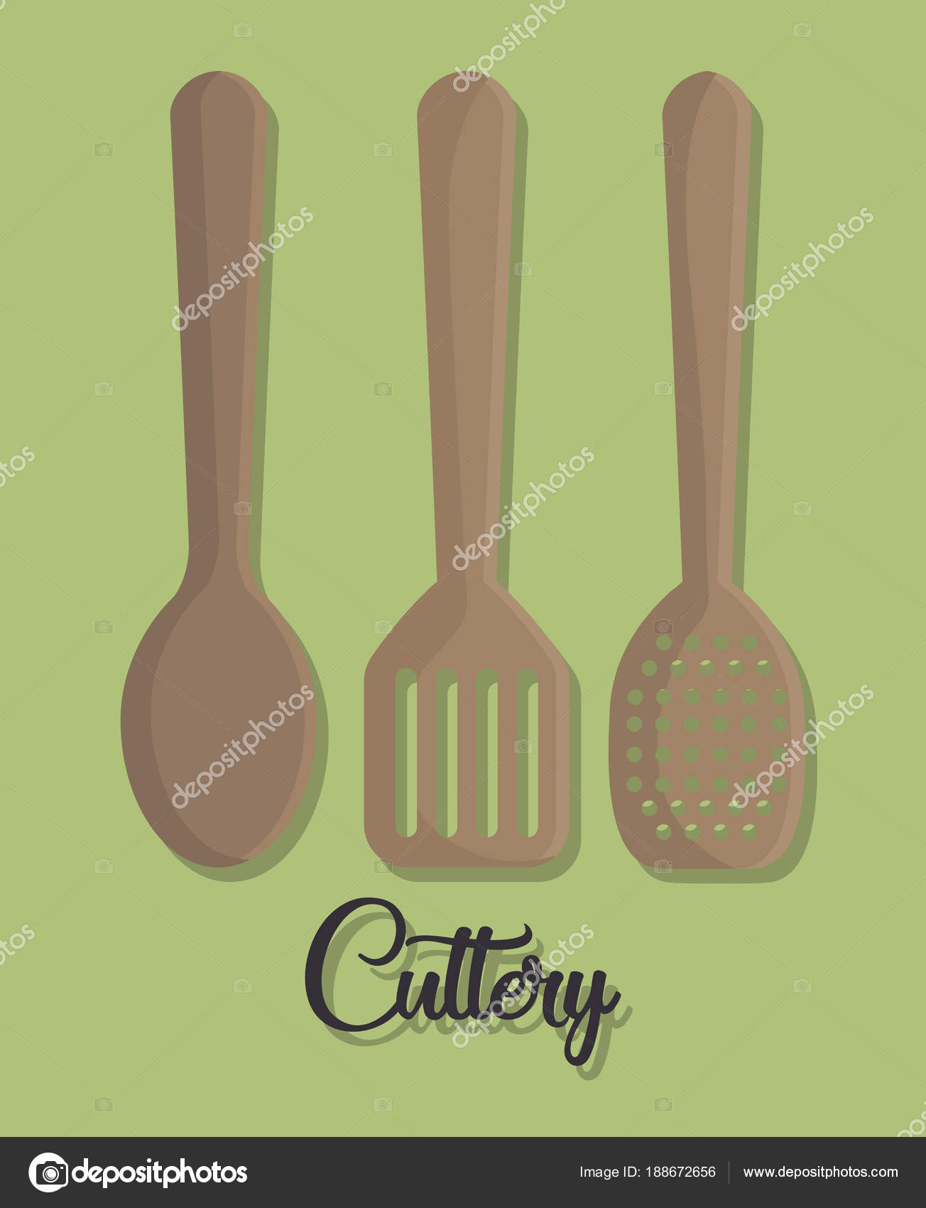 utensilios de cocina de diseño — Vector de stock © djv #188672656 utensilios de cocina de diseño — Vector de stock © djv #188672656
