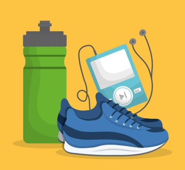 Fitness yaşam tarzı tasarım