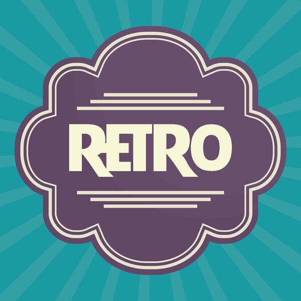 retro frame icon