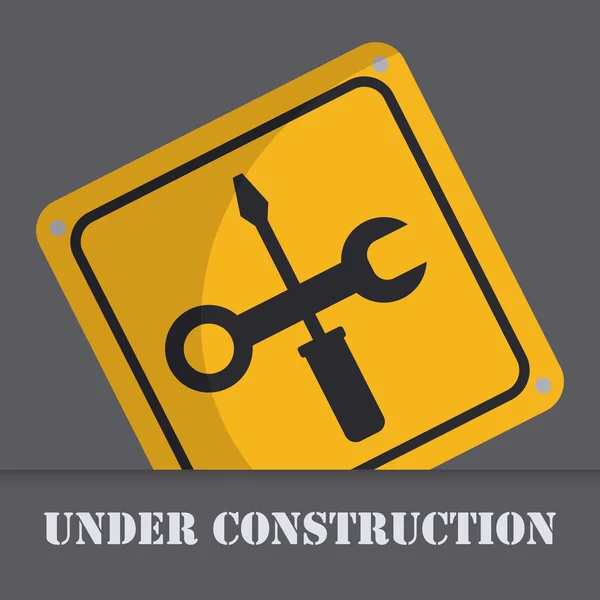 Under construction design — Stock Vector